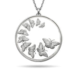 Mexico / monarch butterfly / 1987 / pendant / silver / without chain