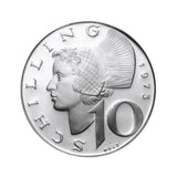 Österreich / 10 Schilling / Ohne Silberkette