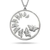 Mexico / monarch butterfly / 1987 / pendant / rodinized silver chain / 1,9 x 500mm / on request 89,- €
